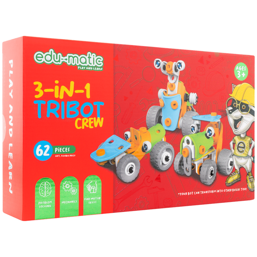 Edu-matic 3-in-1 TriBot Crew - Guards On Duty Shop & Security Guards