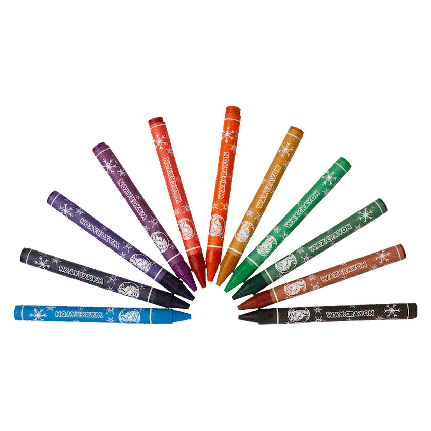 Frozen 12 Wax Crayons Multi - Guards On Duty Shop & Security Guards
