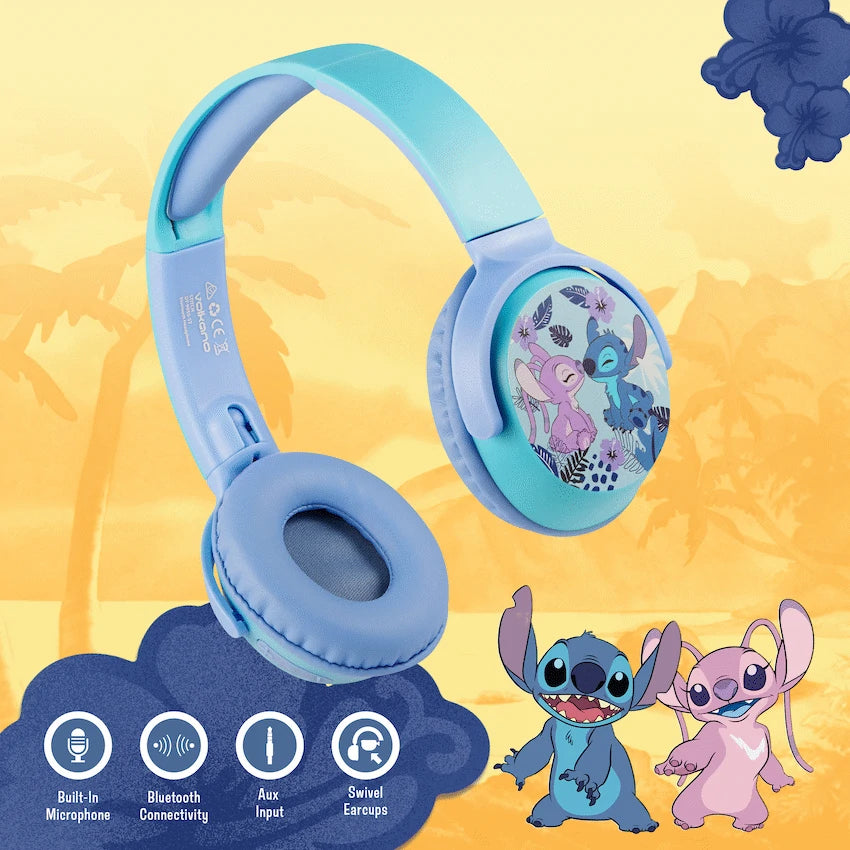 Disney Stitch Bluetooth Wireless Stereo Headphones - Guards On Duty Shop & Security Guards