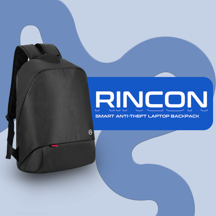 Amplify Rincon 15.6" Smart Anti-Theft Laptop Backpack - Guards On Duty Shop & Security Guards