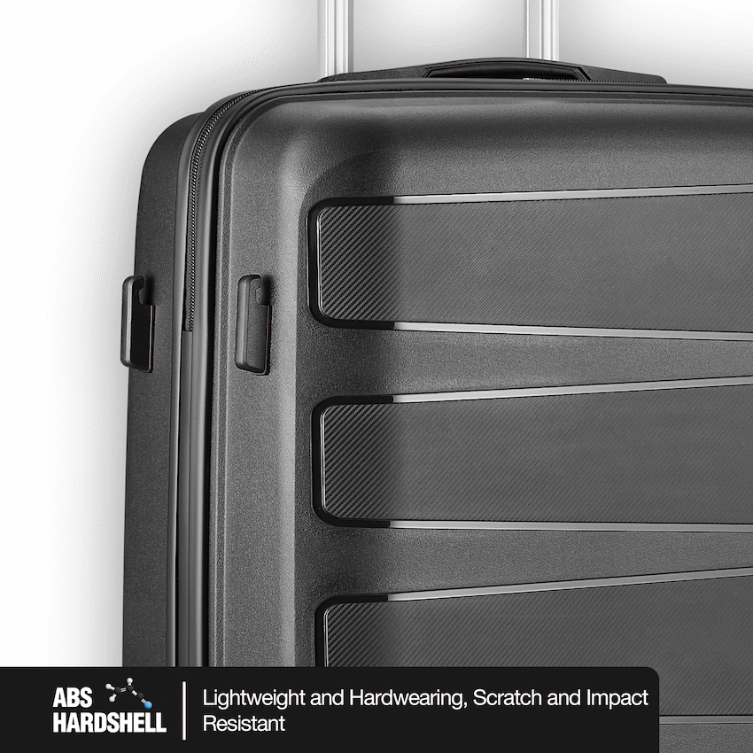 Travelwize Tourer PP 65cm 4-wheel Spinner Luggage Black