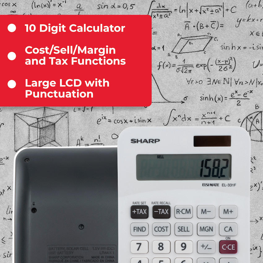 Sharp EL331F Calculator - Guards On Duty Shop & Security Guards