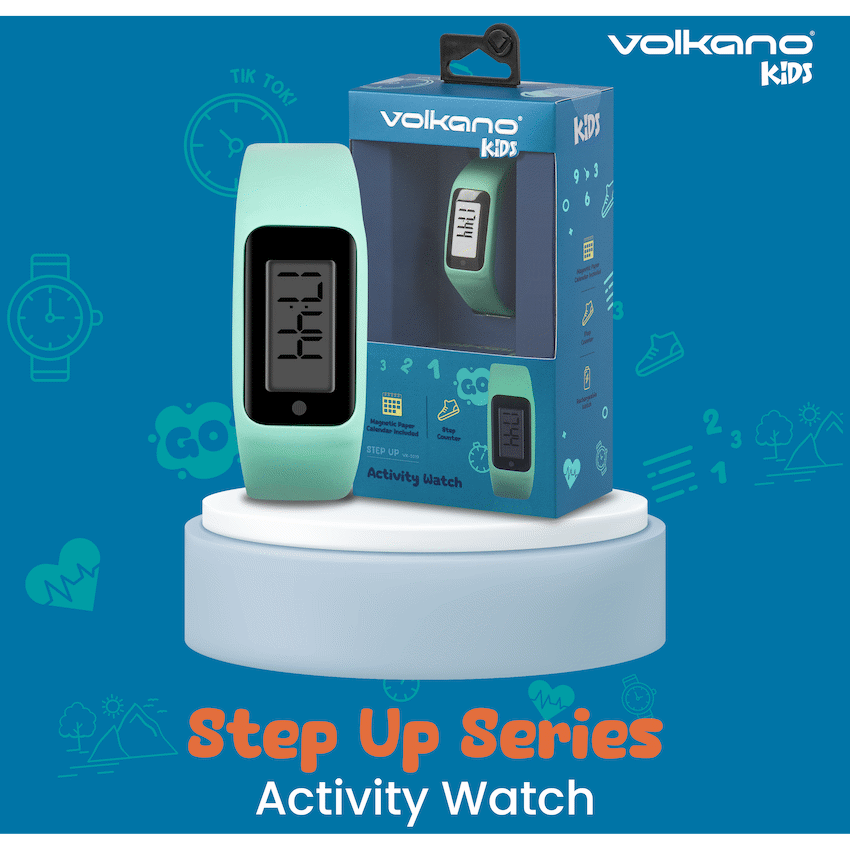 Volkano Step Up Series Activity Watch - Teal