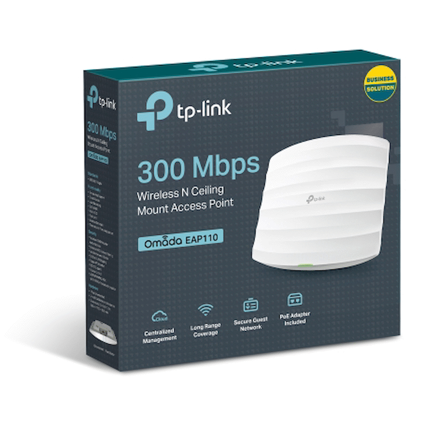 TP-Link EAP110 N300 Single Band Ceiling Mount Access Point