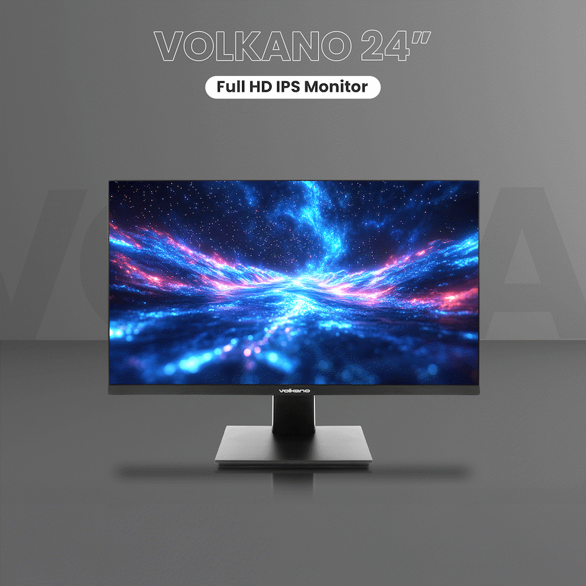 Volkano 24-inch Full HD IPS Monitor with HDMI/VGA, 100 Hz