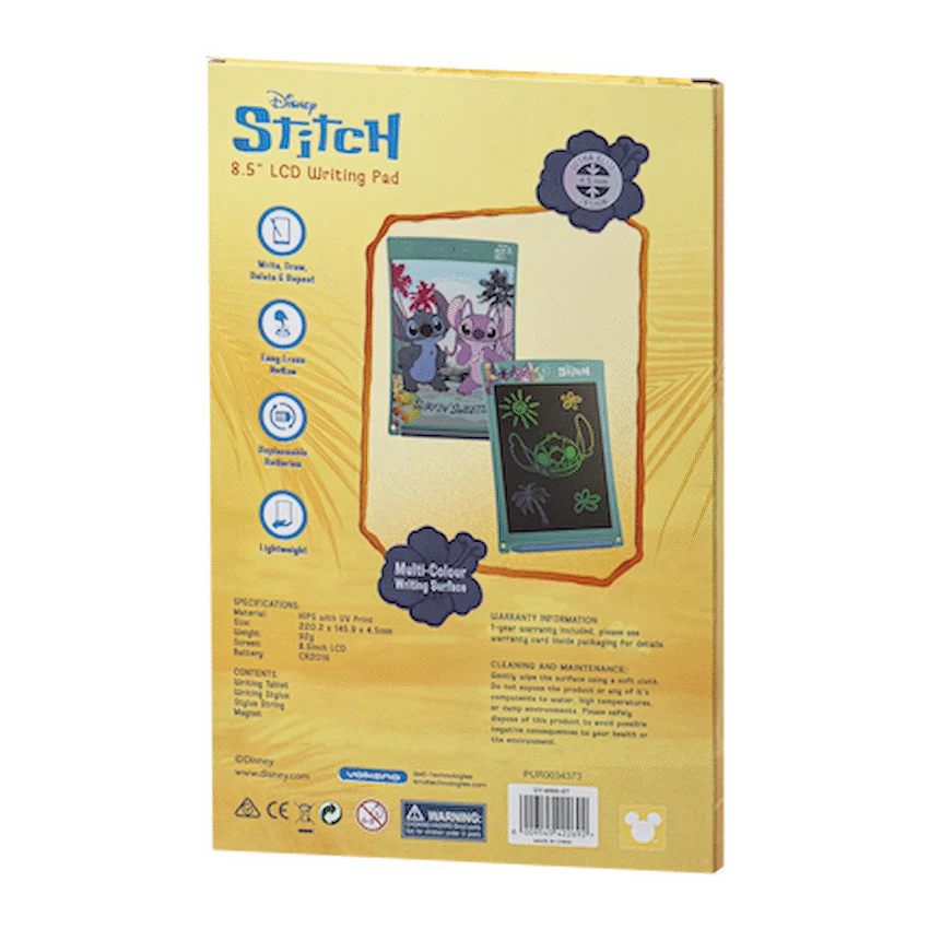 Disney Stitch 8.5in LCD Writing Pad - Guards On Duty Shop & Security Guards