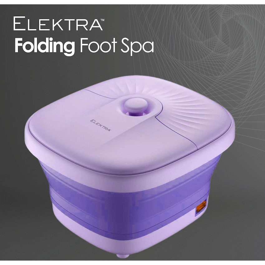 Elektra Folding Foot Spa Purple - Guards On Duty Shop & Security Guards