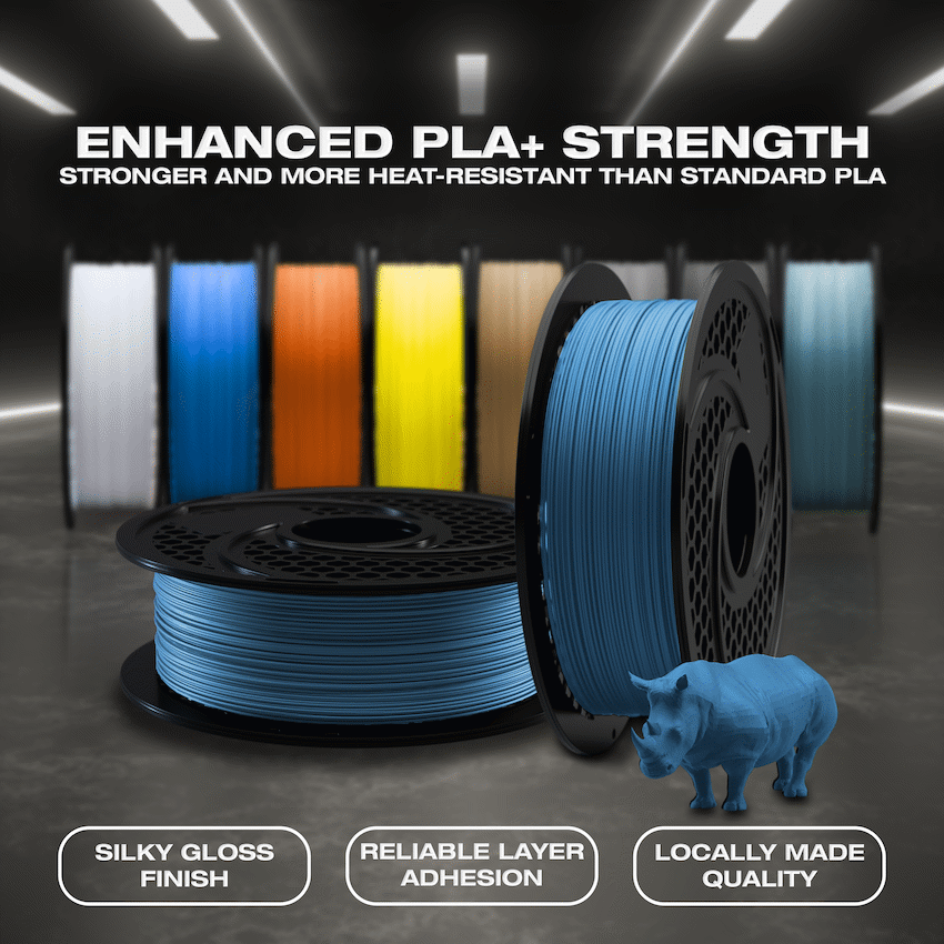 SA Filament Silk PLA Plus Filament 1kg - Steel Blue