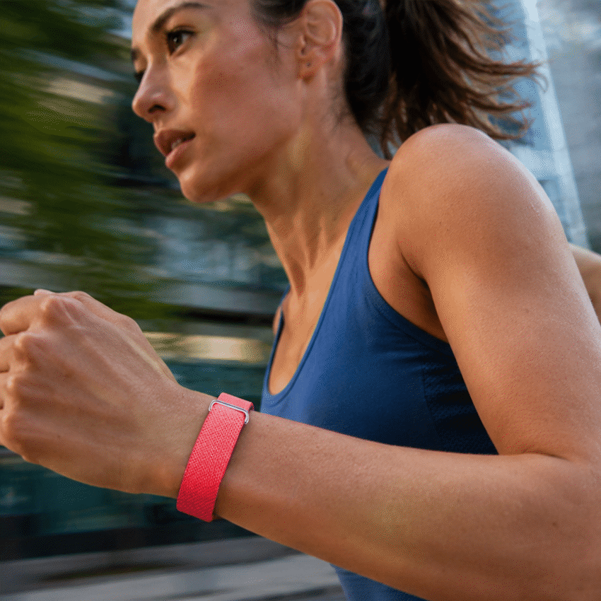 Google Fitbit Air Fitness Activity Tracker Band - Berry