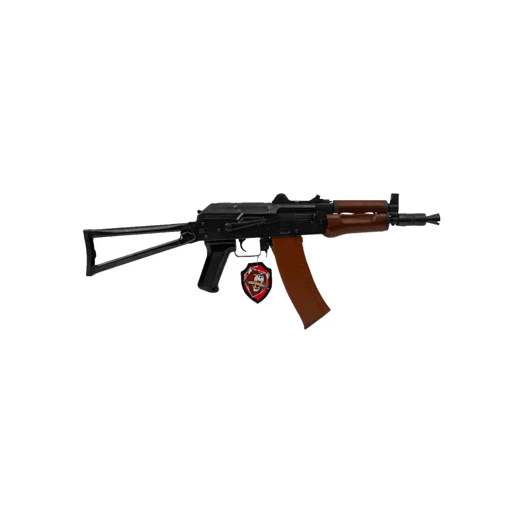 Kalashnikov AKS-74U BRSS AEG Airsoft Rifle – Black & Real Wood-120969