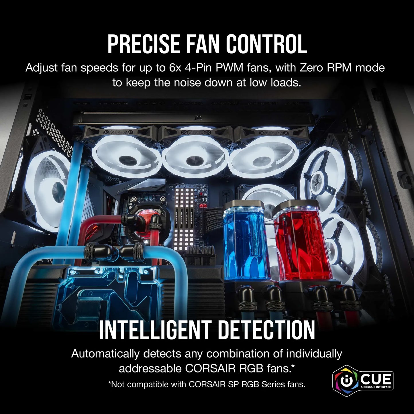 Corsair iCUE Commander CORE XT - Digital Fan Speed and RGB Lighting Controller.  6x Fan; 6x RGB