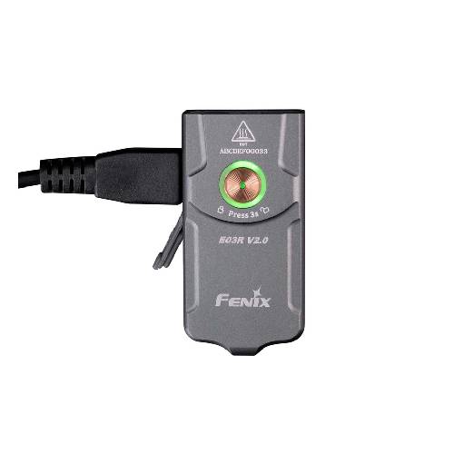Fenix E03R V2.0 LED Flashlight Grey