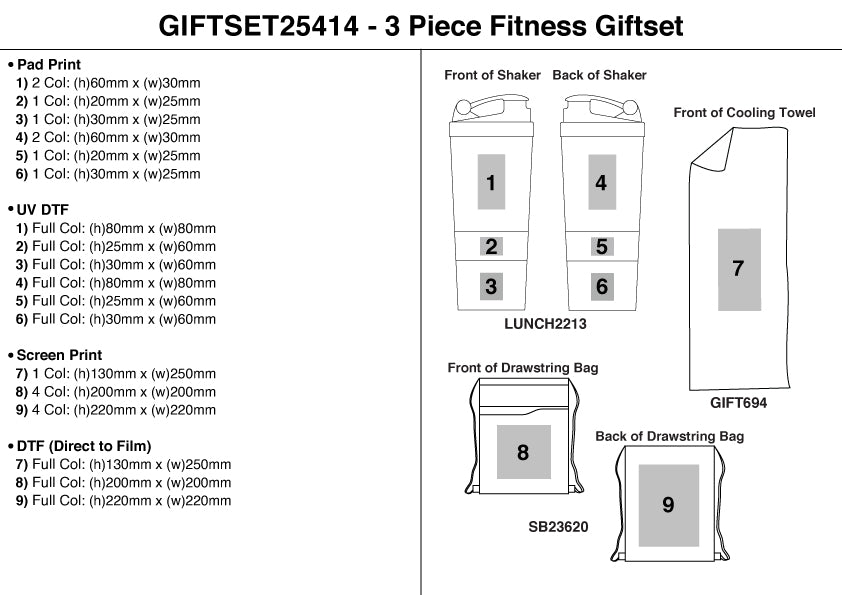 3 Piece Essential Workout Gift Set