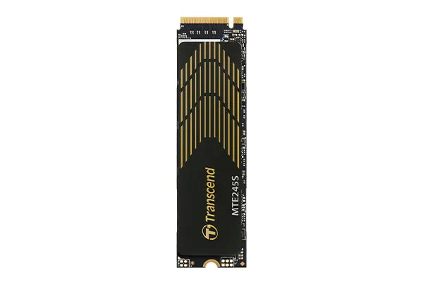 TRANSCEND 1 TB MTE245S PCI-E  GEN 4X4 M.2 NVMe 2280 SSD 3D TLC - 5300 MB/s Read 4600 MB/s Write - 600 TBW