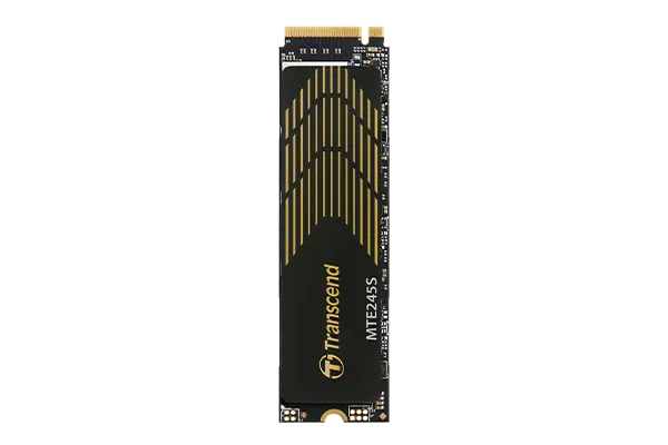 TRANSCEND 4 TB MTE245S PCI-E  GEN 4X4 M.2 NVMe 2280 SSD 3D TLC - 5300 MB/s Read 4000 MB/s Write - 2400 TBW