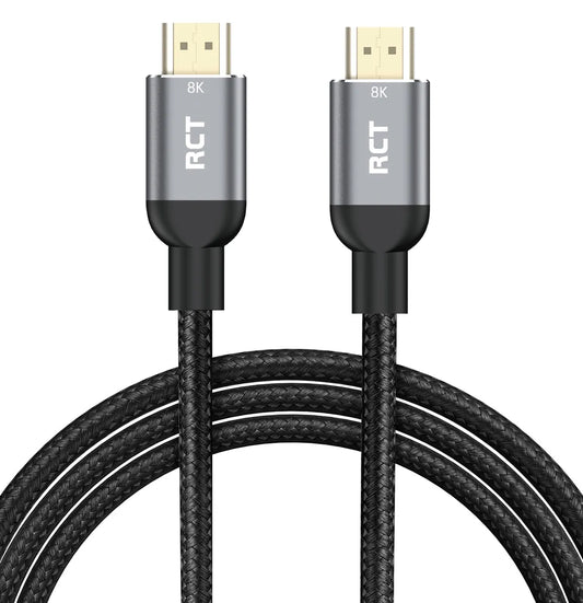 RCT Ultra High Speed HDMI 2.1 Cable with Ethernet; HDMI Type A (19-pin) (M to M); supports up to 8K@60Hz and 4K@120Hz; 3m