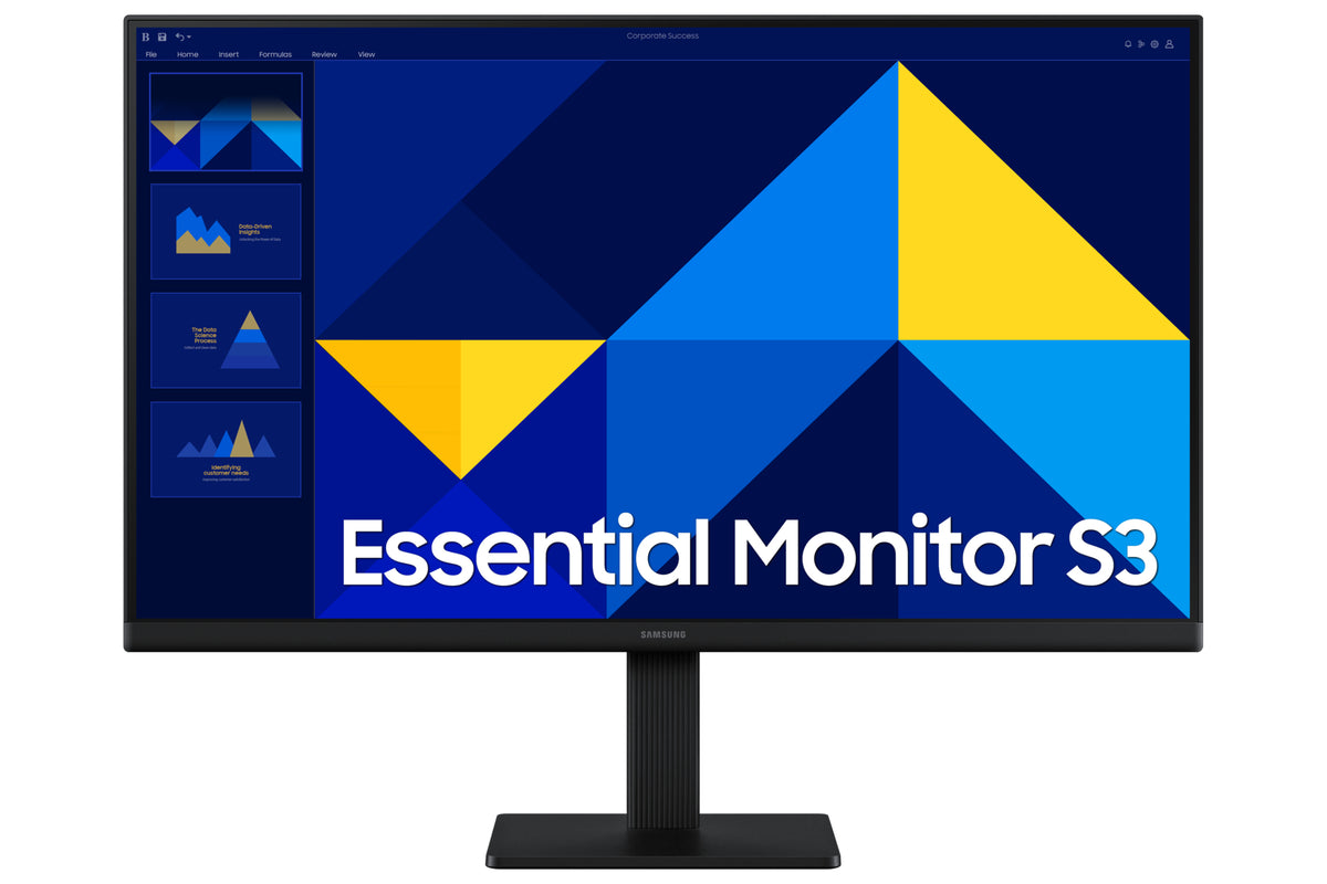SAMSUNG LS24D300GA 24'' FHD IPS Borderless Monitor; 1920x1080; 100Hz; 5GTG ms; 178/ 178 Viewing Angle; 1xD Sub ;1x HDMI ; 16.7M