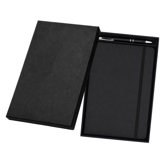 Zaylo Note Book & Pen Gift Set - Black