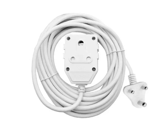5M 10A Extension Cord with Double Coupler Guards On Duty Security