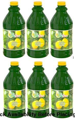 6 X 2L VITA SUN 100% LEMON JUICE (Sold 6 X 2 L Per Case) Vita Sun0 100% LEMON JUICE 2L