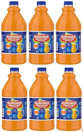 6 X 2L VITA SUN SUMMER BREAKFAST PUNCH (Sold 6 X 2 L Per Case) Vita Sun Summer BREAKFAST PUNCH 2L