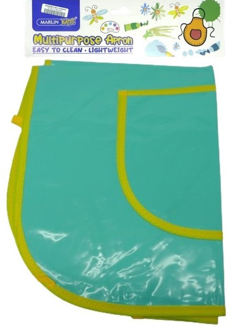 Marlin Multi Purpose Kids Plastic Aprons Teal Green