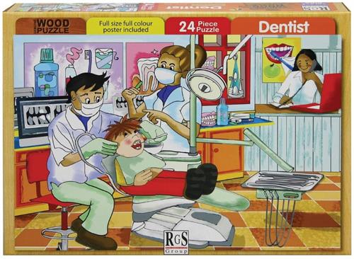 Rgs 24Pc Dentist Wooden Puzzle