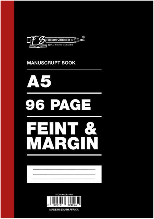 Freedom A5 Manuscript Book 1 Quire 96 Pages