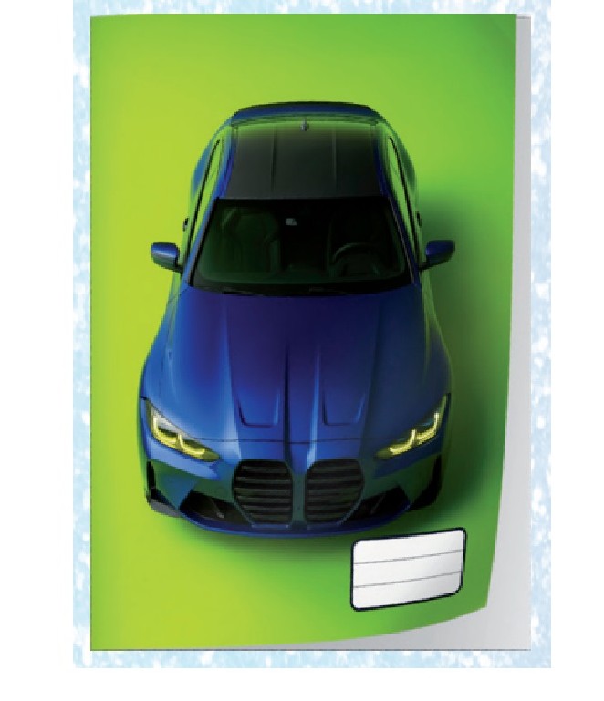 Marlin Precut A4 Book Covers Blue Bmw M3 5Pack