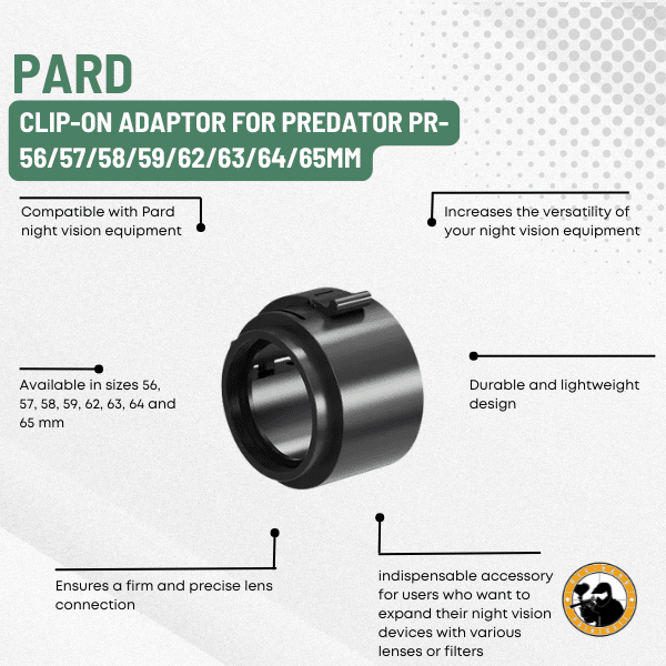 PARD Clip-On Adaptor — PR-65mm