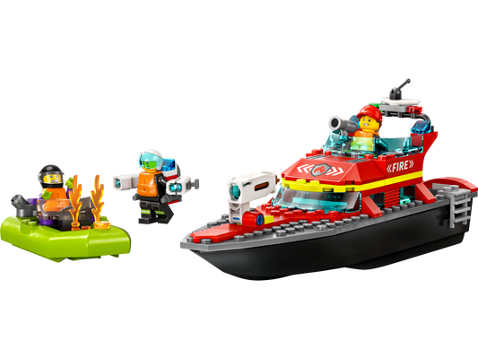 LEGO Fire Rescue Boat — Set 60373