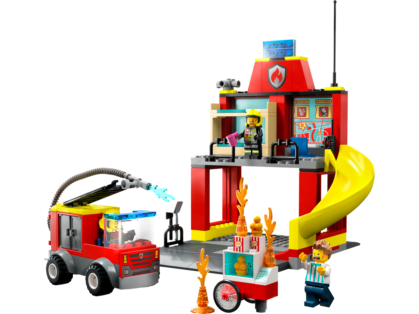 LEGO Fire Station and Fire Truck — Set 60375
