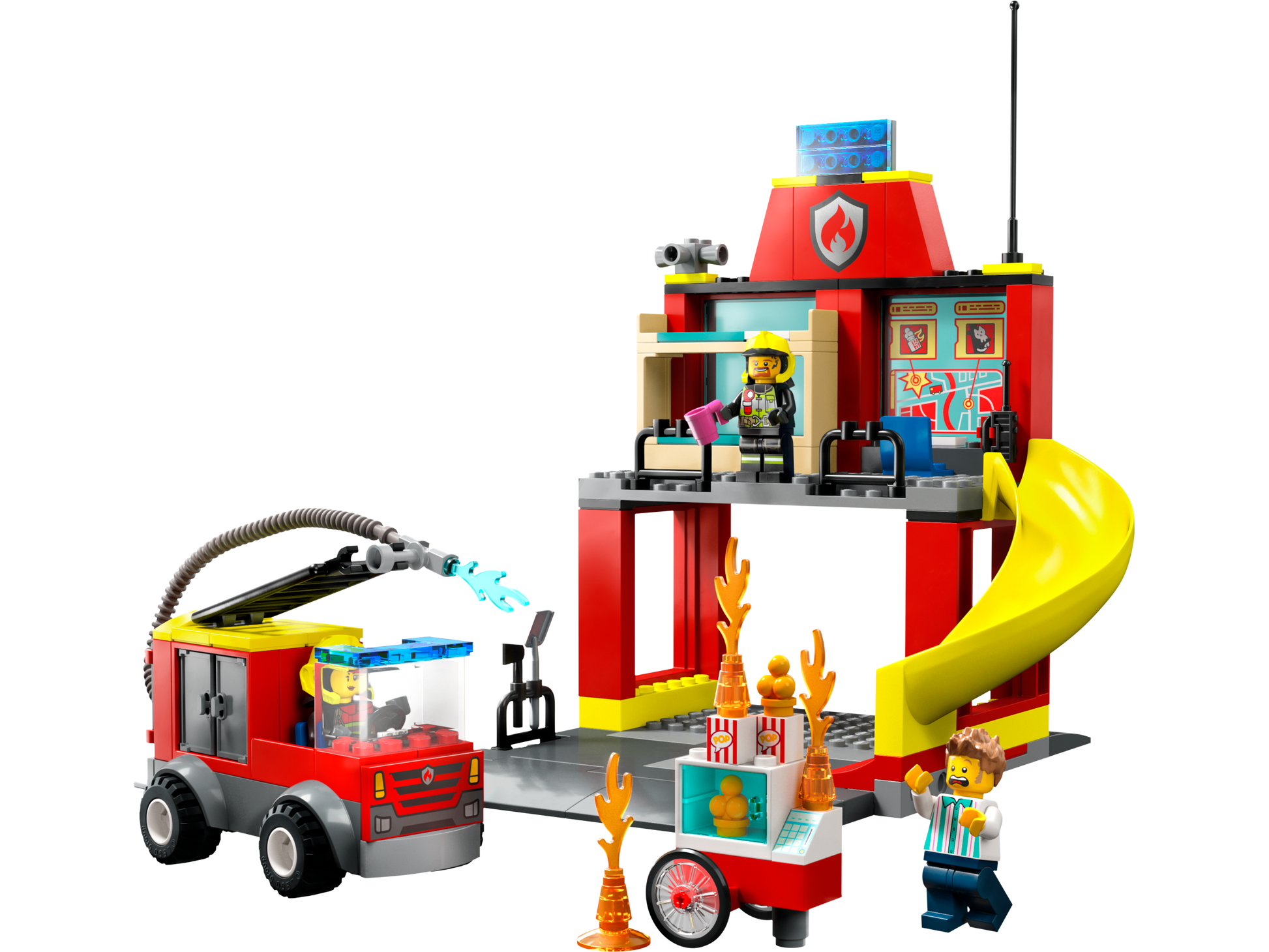 LEGO Fire Station and Fire Truck — Set 60375