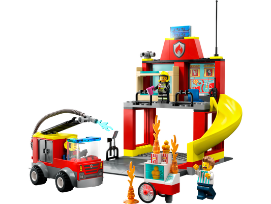 LEGO Fire Station and Fire Truck — Set 60375