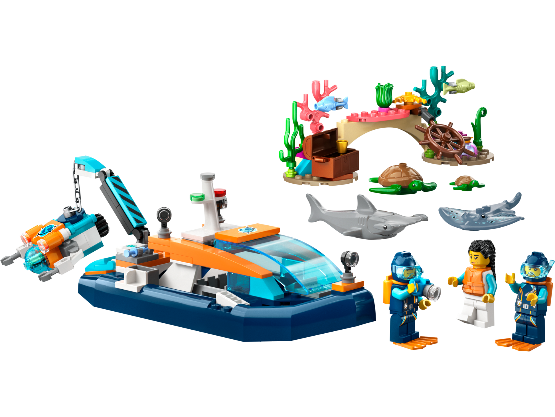 LEGO Explorer Diving Boat — Set 60377