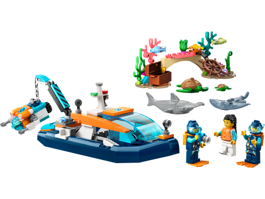 LEGO Explorer Diving Boat — Set 60377