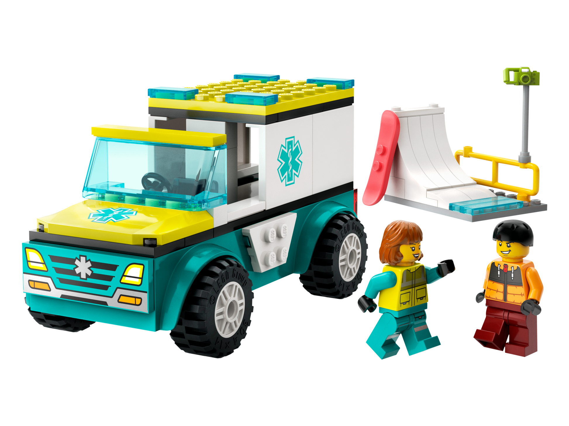 LEGO Emergency Ambulance and Snowboarder — Set 60403