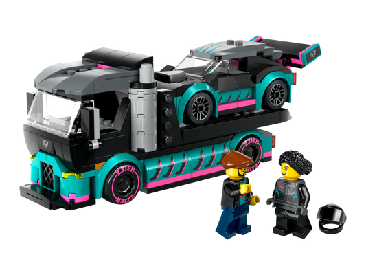 LEGO Race Car and Car Carrier Truck — Set 60406