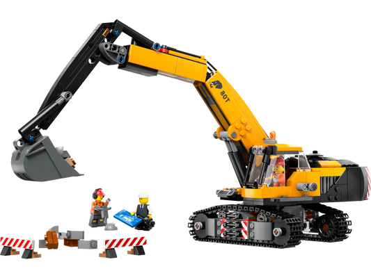 LEGO Yellow Construction Excavator V30 — Set 60420