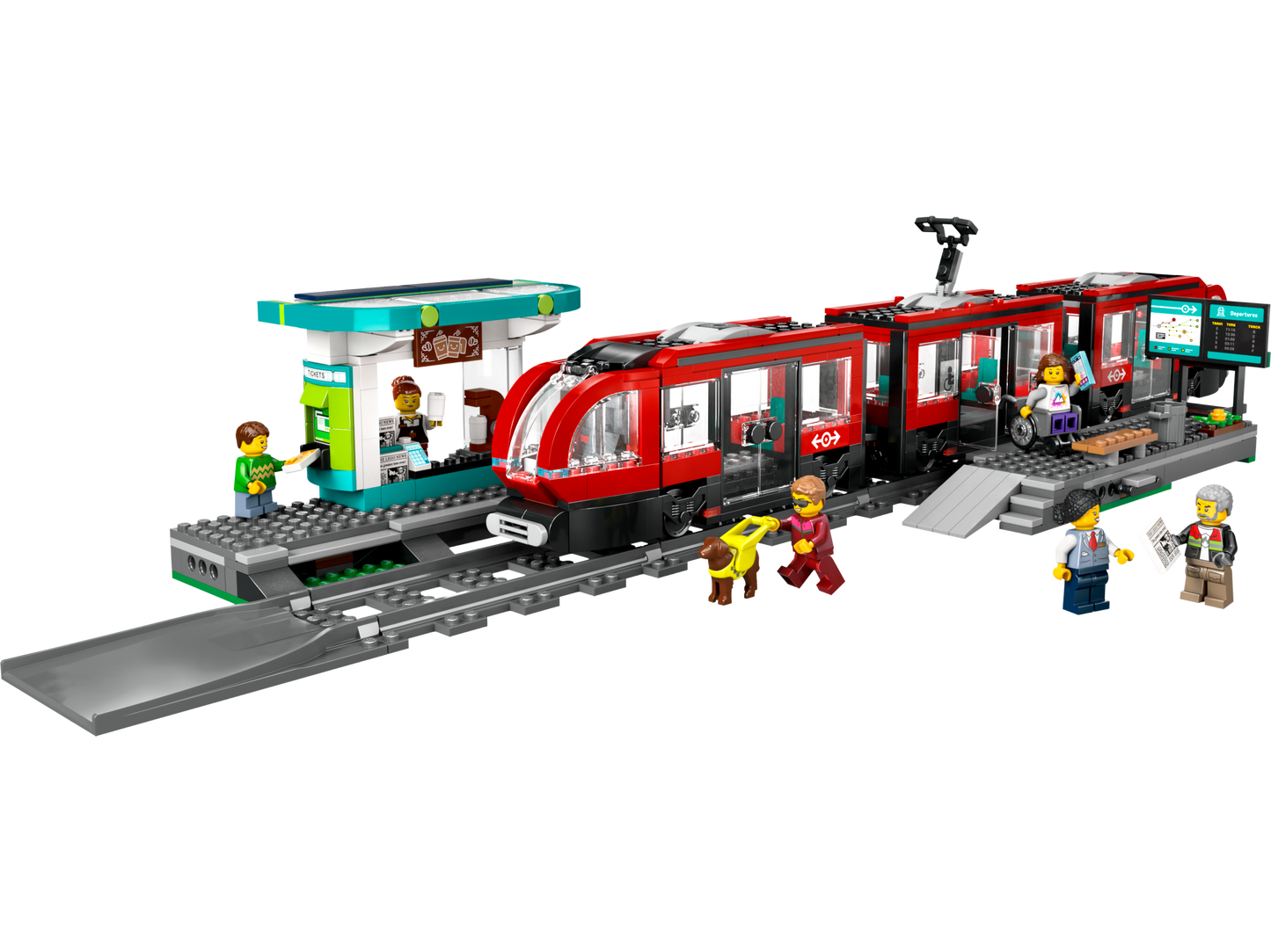 LEGO Downtown Streetcar And Station — Set 60423