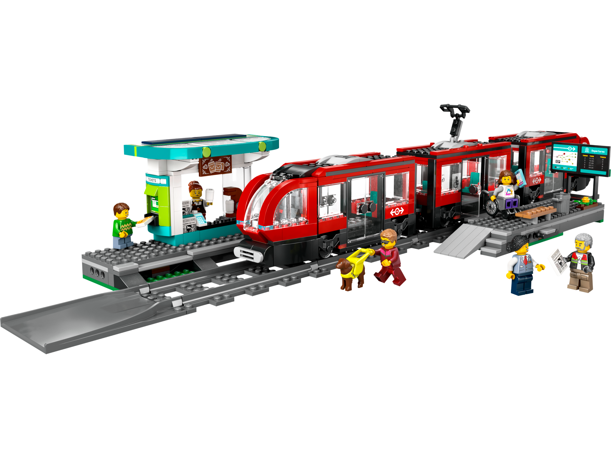LEGO Downtown Streetcar And Station — Set 60423