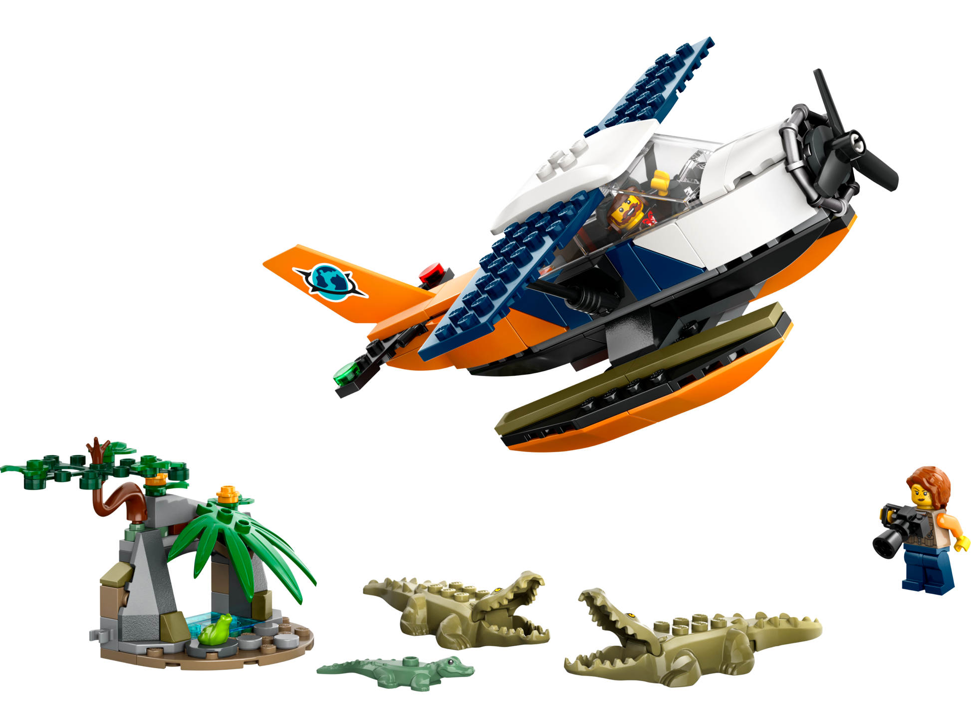 LEGO Jungle Explorer Water Plane V30 — Set 60425