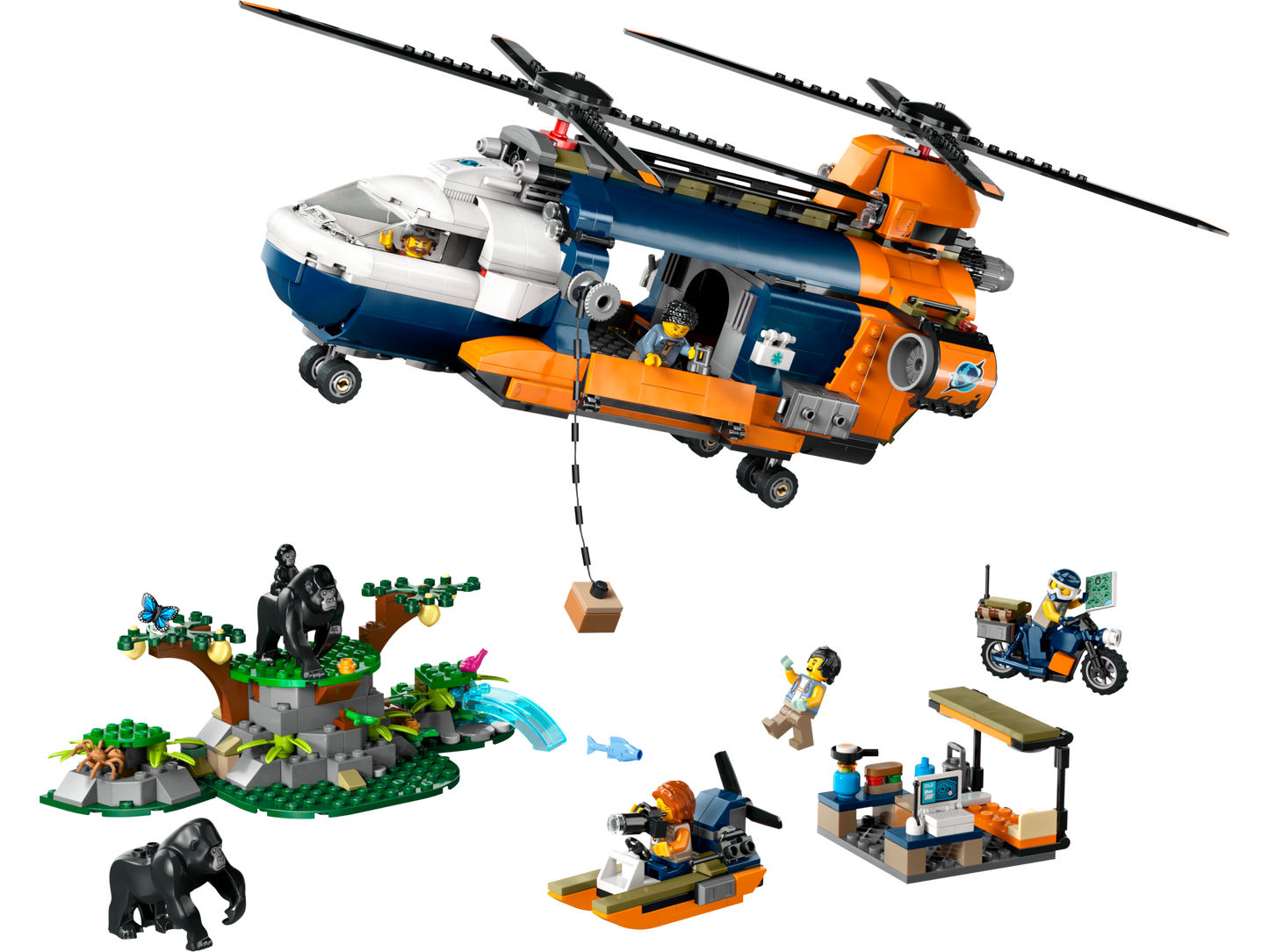 LEGO Jungle Explorer Helicopter A.. V30 — Set 60437