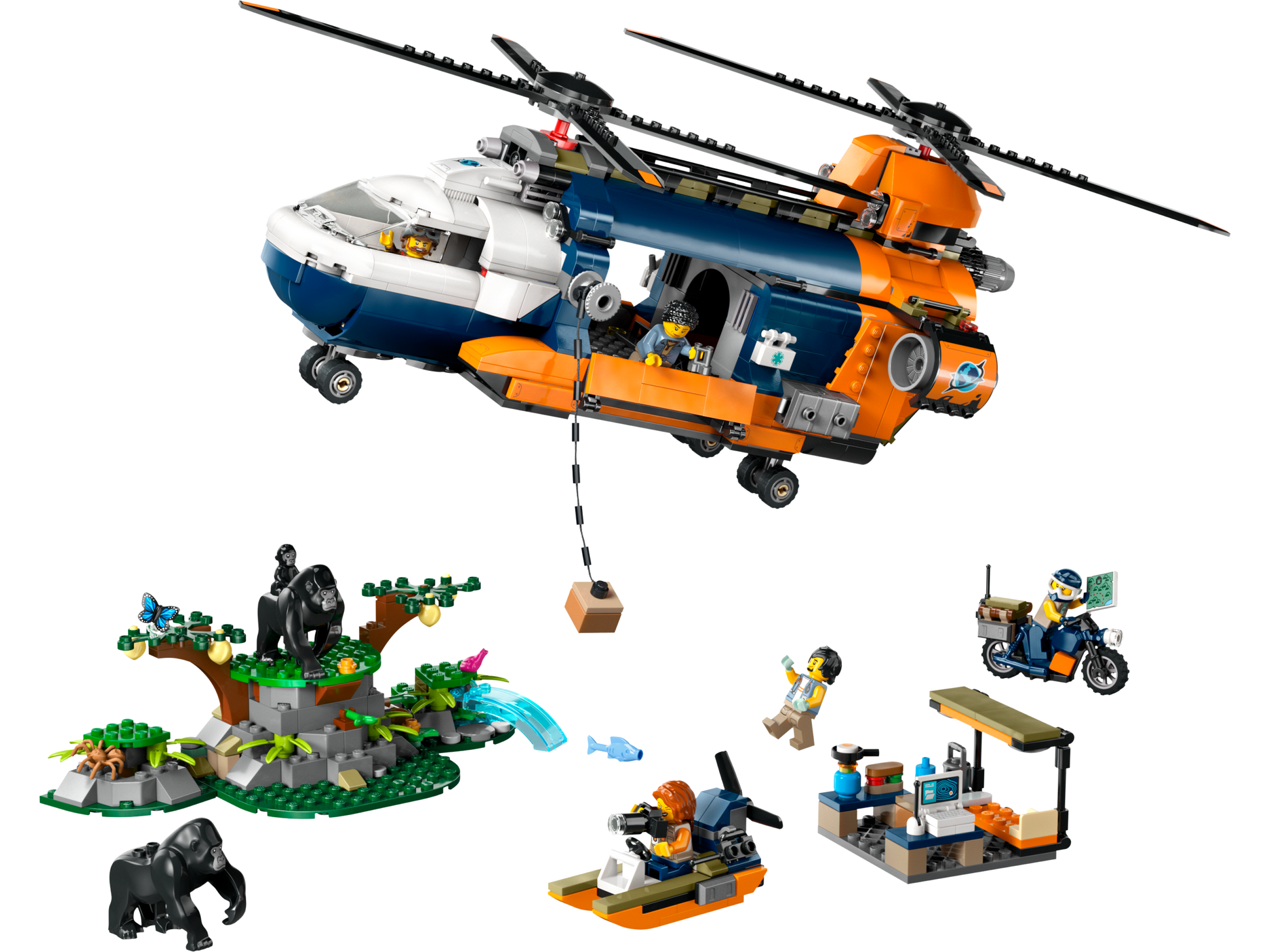 LEGO Jungle Explorer Helicopter A.. V30 — Set 60437