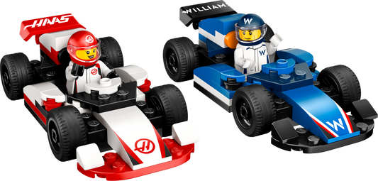 LEGO F1® Williams Racing & Haas F1 Race Cars — Set 60464