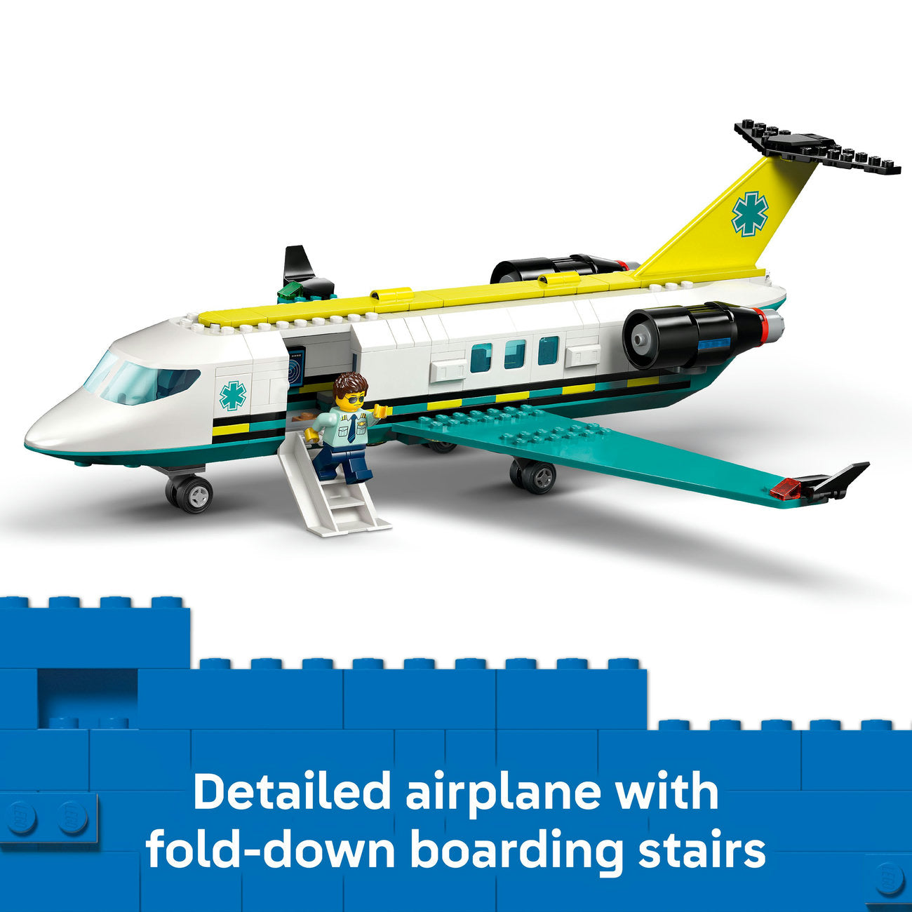 LEGO® City Emergency Air Ambulance Airplane Toy Building Set 60465