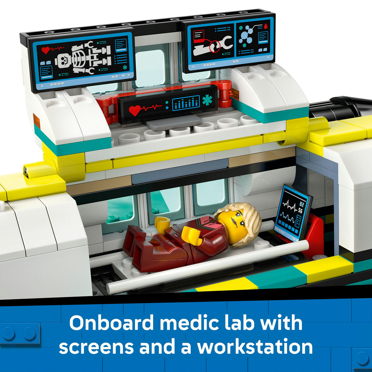 LEGO® City Emergency Air Ambulance Airplane Toy Building Set 60465