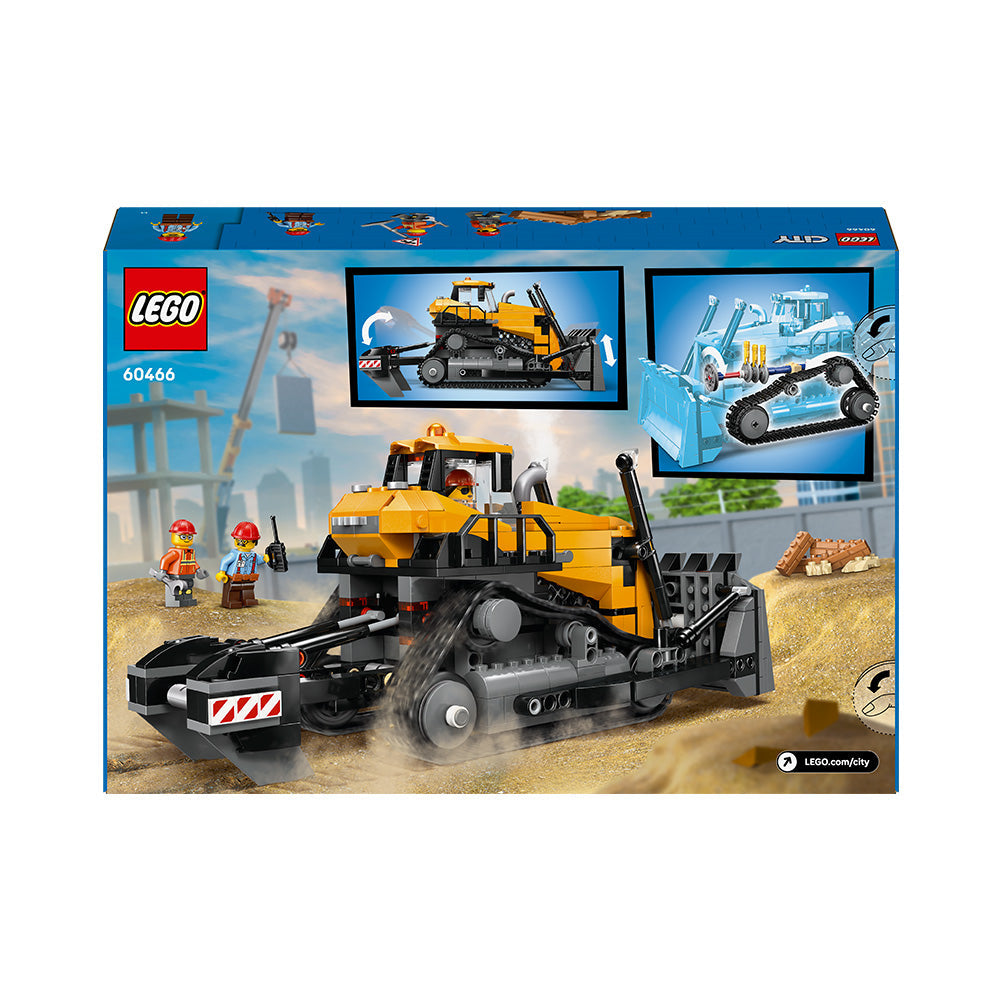 LEGO® City Yellow Bulldozer Construction Site Building Toy Playset 60466