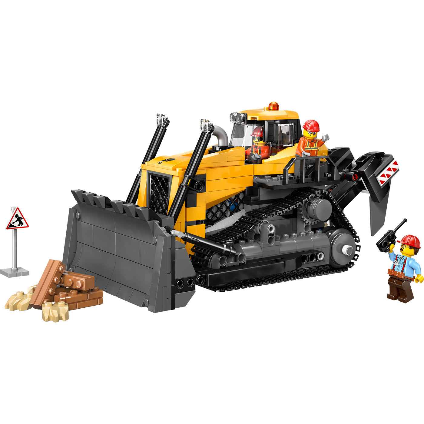 LEGO® City Yellow Bulldozer Construction Site Building Toy Playset 60466