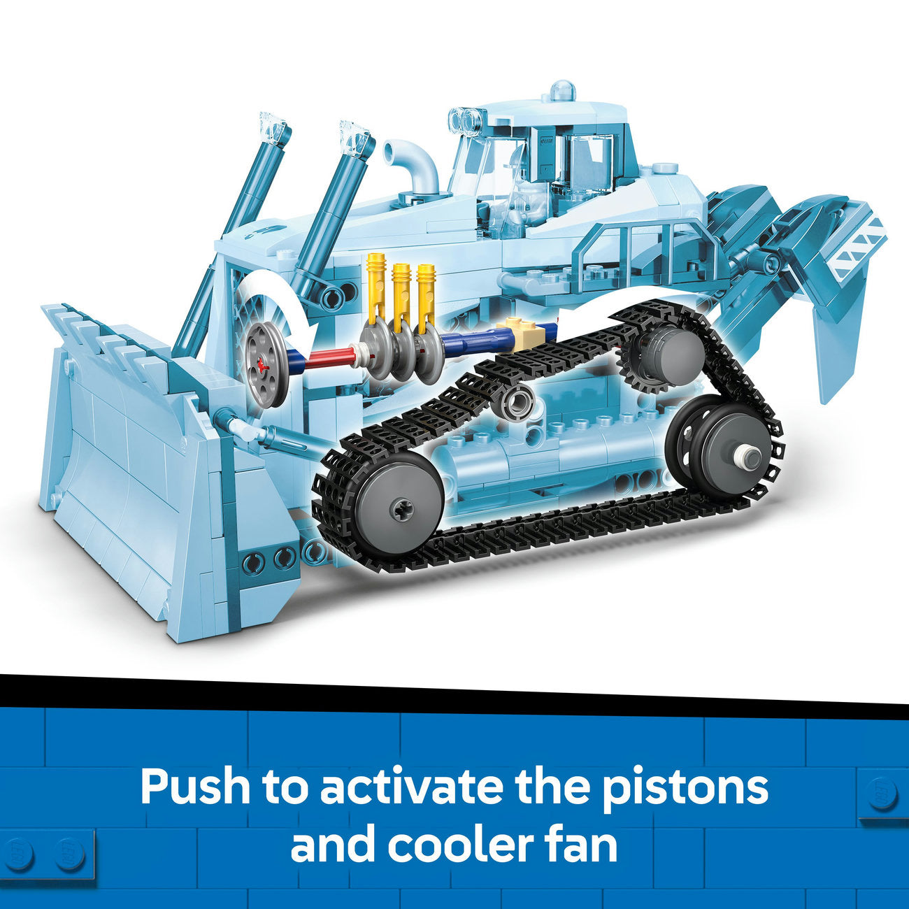 LEGO® City Yellow Bulldozer Construction Site Building Toy Playset 60466